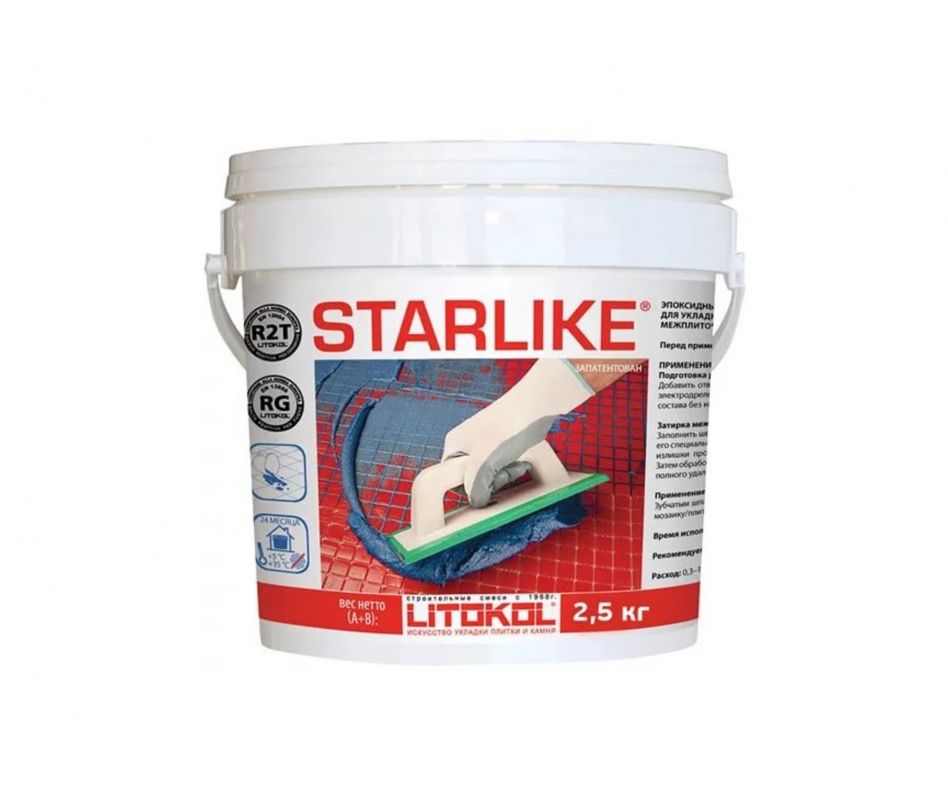 Litochrom Starlike C.240 Antracite затирочная смесь 2,5 кг